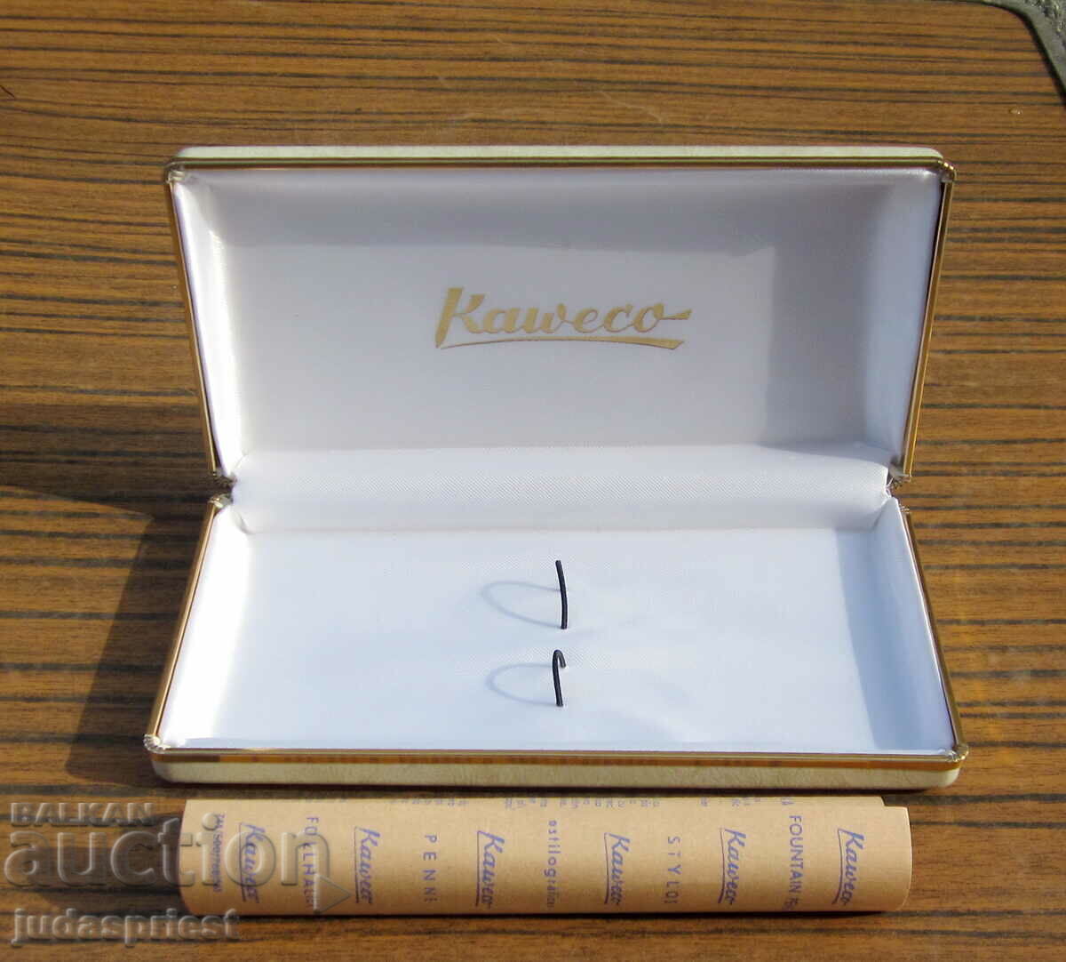 empty old box with kaweco pen and pencil certificate with price 40.00 BGN | € 20.45 empty old box with kaweco pen and pencil certificate with price 40.00 BGN | € 20.45
