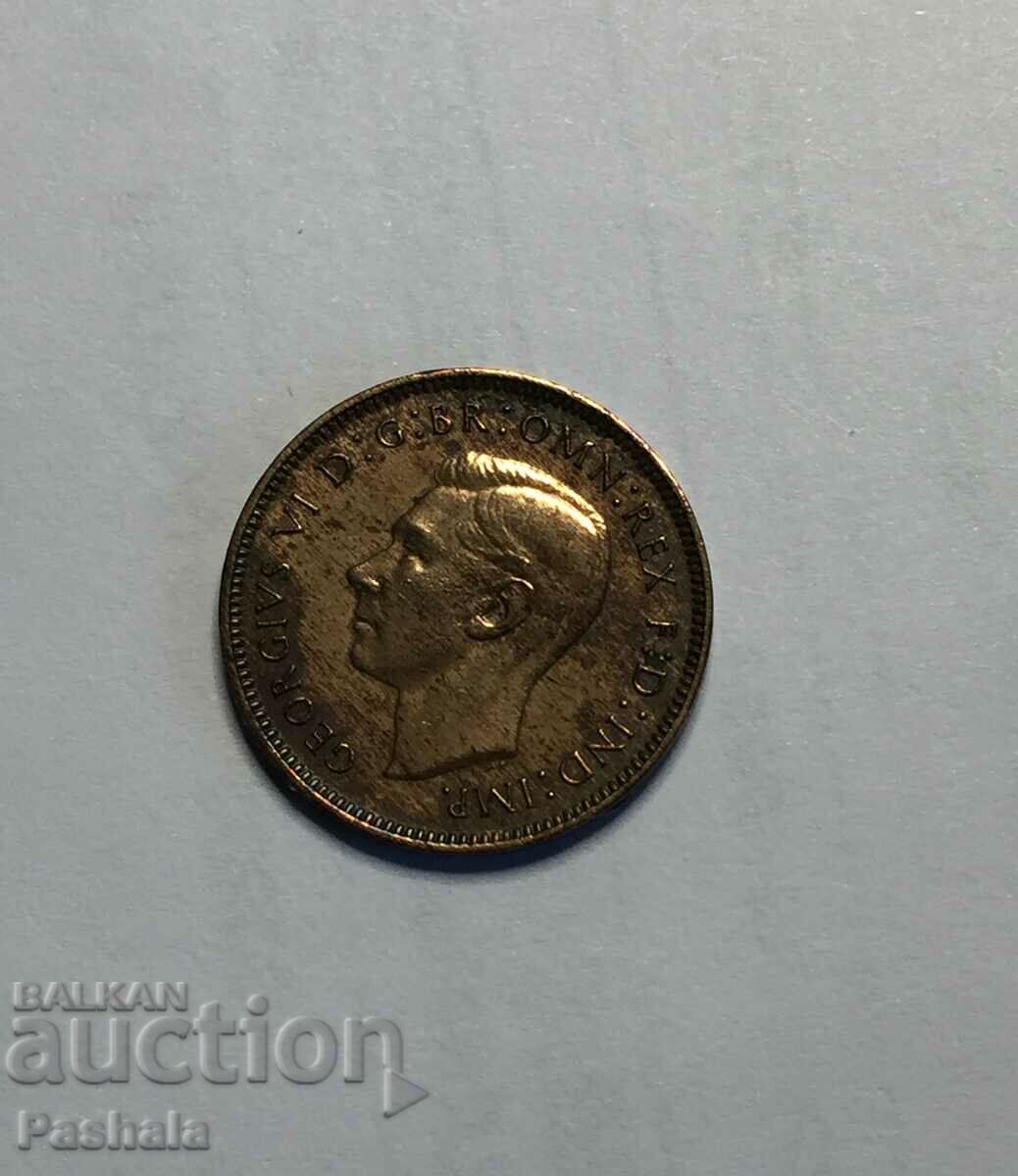 United Kingdom 1 Forthing 1947 with price 3.00 BGN | € 1.53 United Kingdom 1 Forthing 1947 with price 3.00 BGN | € 1.53