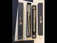 Pen and pen beautiful inlay NEW MINT