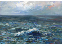 Marine landscape - oil paints