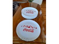 Plate, plates of Coca Cola, Coca Cola