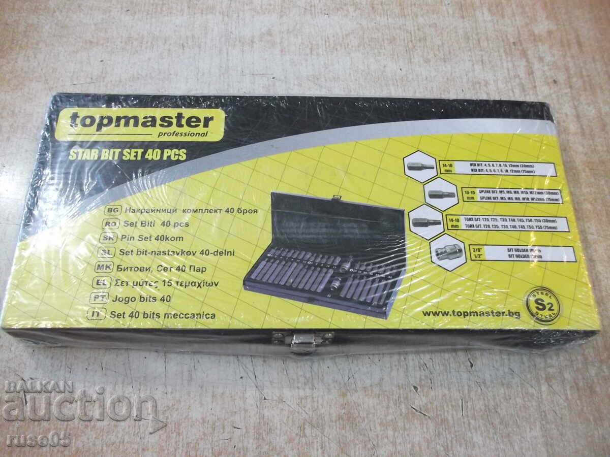 Комплект накрайници *topmaster - Torx 40 бр 1/2 "* нов - 5 Комплект накрайници *topmaster - Torx 40 бр 1/2 "* нов - 5