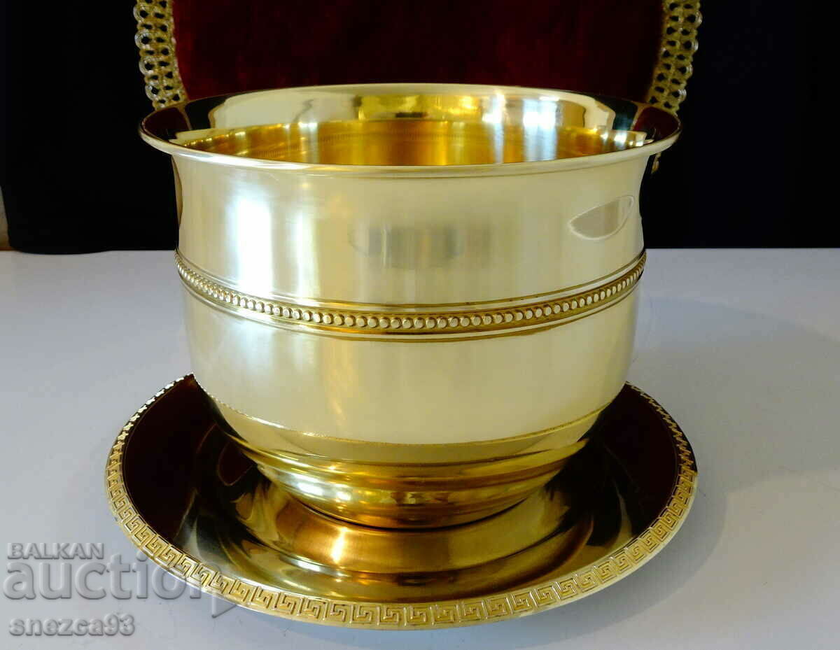 Bronze champagne cooler, ice bucket - 5 Bronze champagne cooler, ice bucket - 5