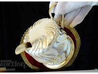 Zaharniță argintată cu argint pur proba 1000