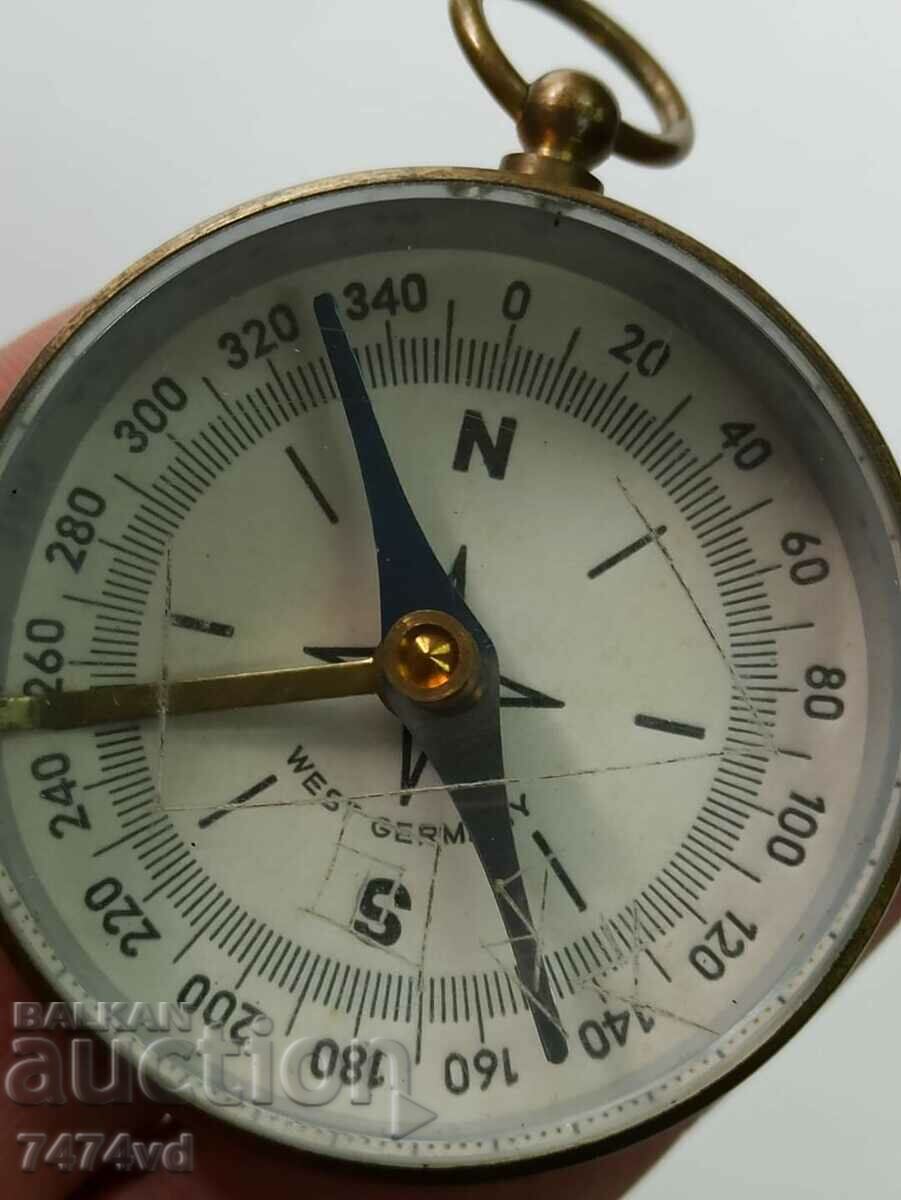 Delivery of Brass compass W.Germany Delivery of Brass compass W.Germany