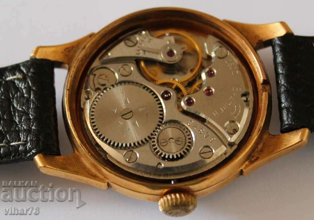 GOLD PLATED 20 MICRON MEN'S ROCKET WATCH - 6 GOLD PLATED 20 MICRON MEN'S ROCKET WATCH - 6