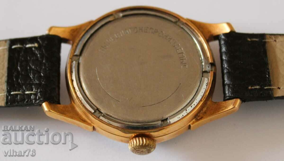 GOLD PLATED 20 MICRON MEN'S ROCKET WATCH - 7 GOLD PLATED 20 MICRON MEN'S ROCKET WATCH - 7