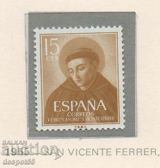1955. Spania. Canonizarea lui Vincent Ferrer, 1350-1419