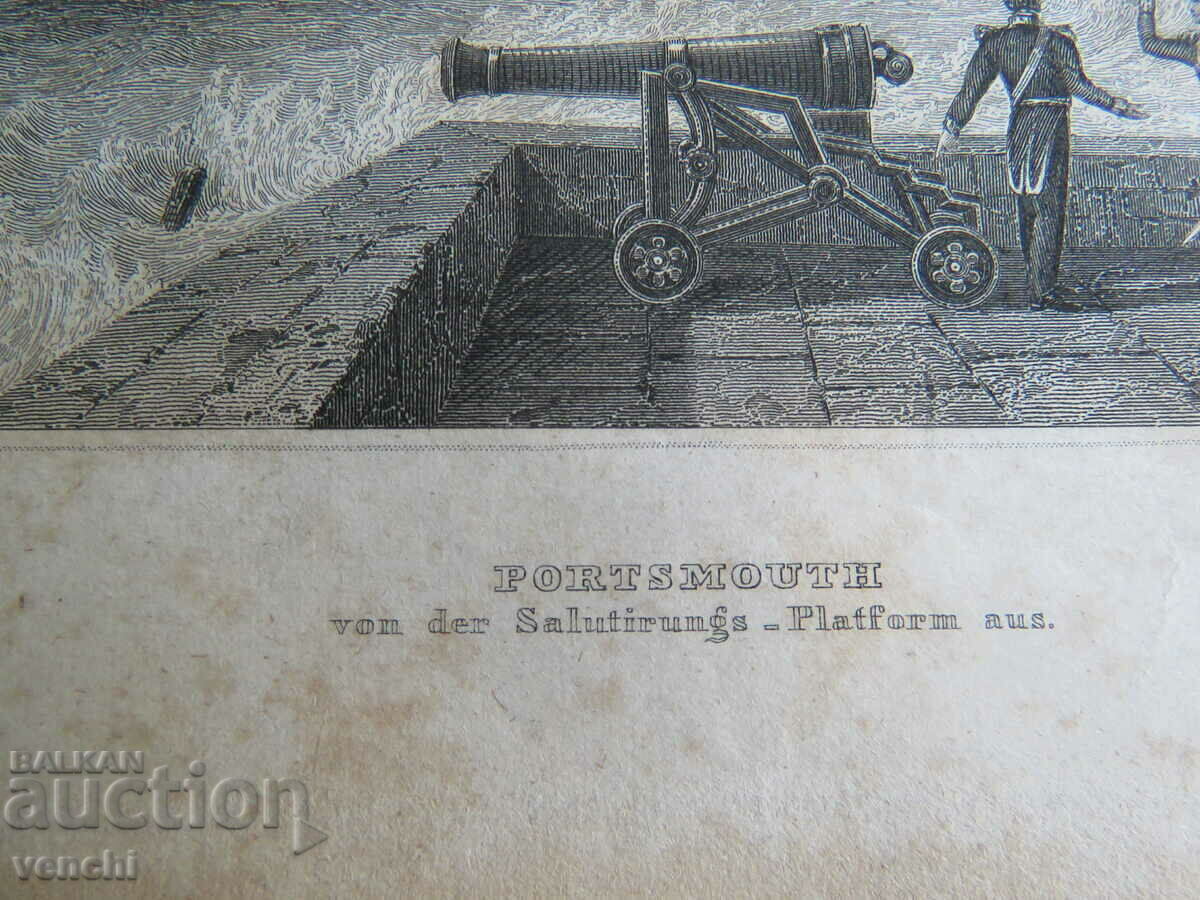 Аукцион 1822 - СТАРА ГРАВЮРА - ПОРТСМУТ - ВЕЛИКОБРИТАНИЯ