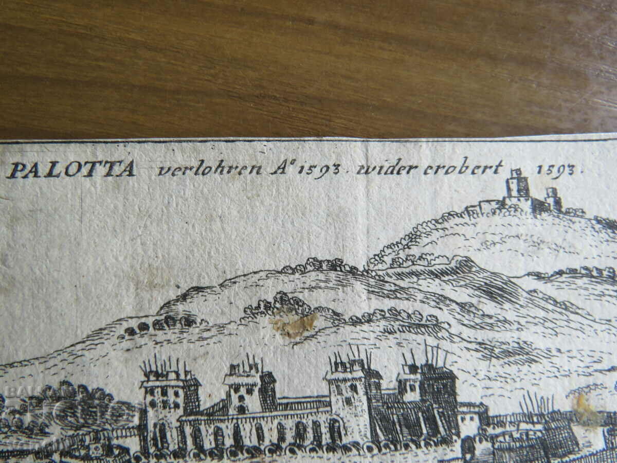 1690 - GRAVURĂ VECHE - PALOTA - UNGARIA - TURCI cu preț € 11.99 | 23.45 BGN
