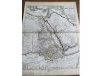 1846 - EGYPT MAP = ORIGINAL +