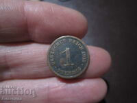 1913 Germany 1 pfennig letter- D