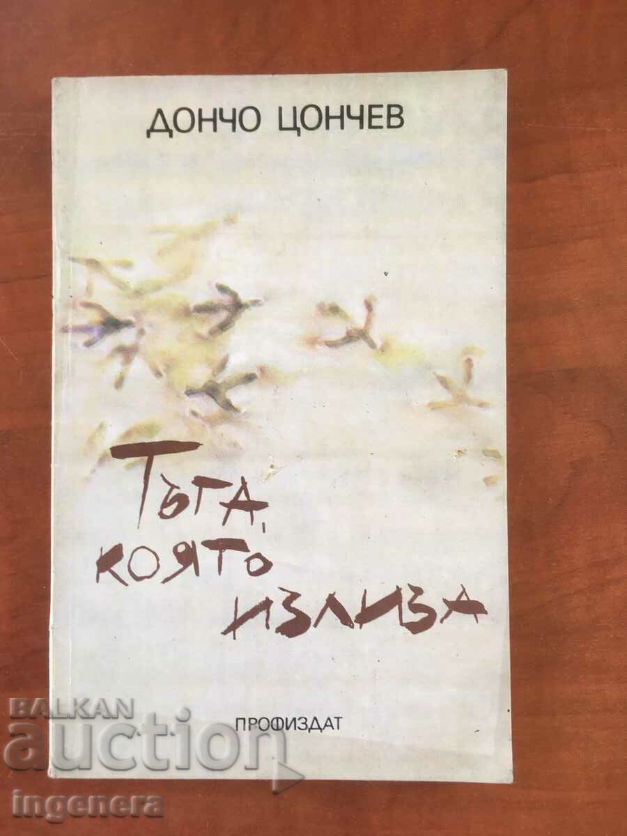 BOOK-DONCHO TSONCHEV-SADNESS THAT IS RELEASED-1984