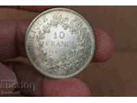 Монета 10франка 1970г сребро Франция