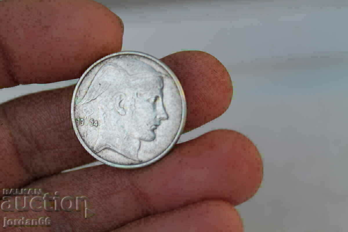 Coin 20 Franca Belgium 1954 silver with price 20.00 BGN | € 10.23 Coin 20 Franca Belgium 1954 silver with price 20.00 BGN | € 10.23