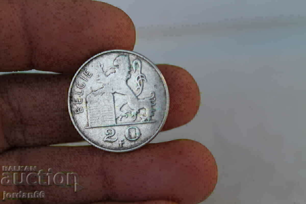 Delivery of Coin 20 Franca Belgium 1954 silver Delivery of Coin 20 Franca Belgium 1954 silver