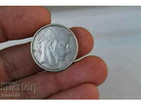 Монета 20Франка Белгия 1954г сребро