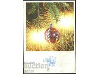 Postcard New Year 1980 from the USSR Estonia