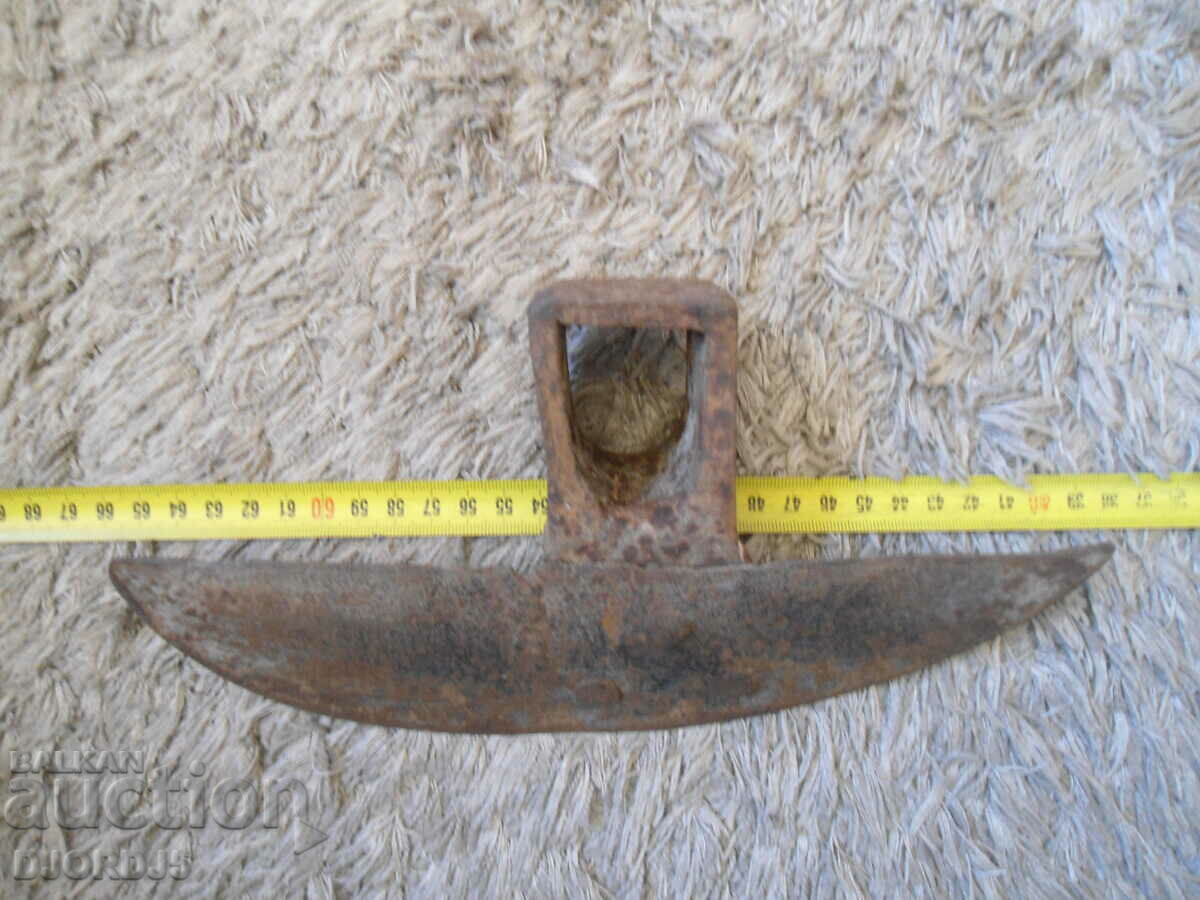 Old forged pick with price 3.00 BGN | € 1.53 Old forged pick with price 3.00 BGN | € 1.53