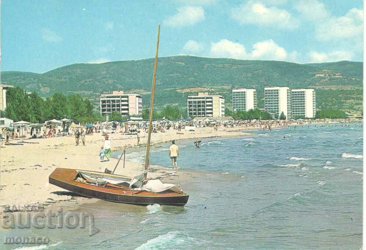 Old postcard - Sunny Beach, View