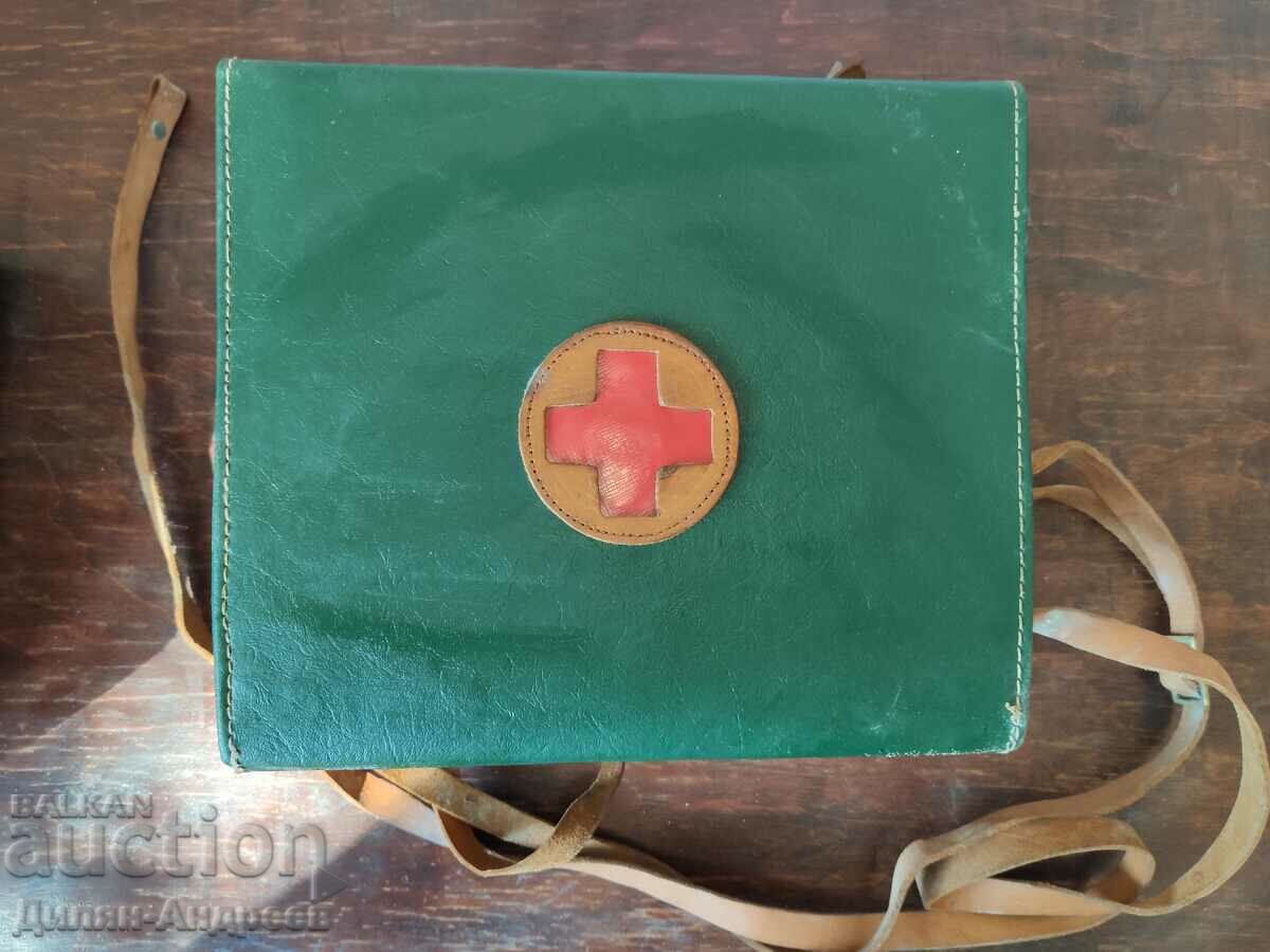Old military medical kit, Red Cross - FULL SET! - 5