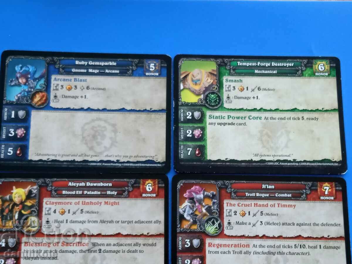 Auction * $ * Y * $ * COLLECTION OF 6 CARDS OF WORLD OF WARCRAFT * $ * Y * $ * Auction * $ * Y * $ * COLLECTION OF 6 CARDS OF WORLD OF WARCRAFT * $ * Y * $ *
