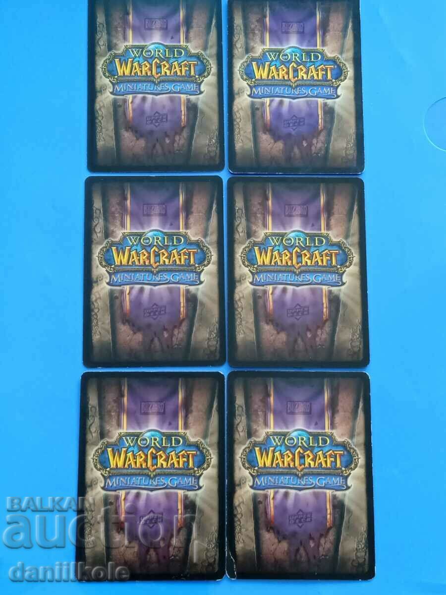 * $ * Y * $ * COLLECTION OF 6 CARDS OF WORLD OF WARCRAFT * $ * Y * $ * - 6 * $ * Y * $ * COLLECTION OF 6 CARDS OF WORLD OF WARCRAFT * $ * Y * $ * - 6