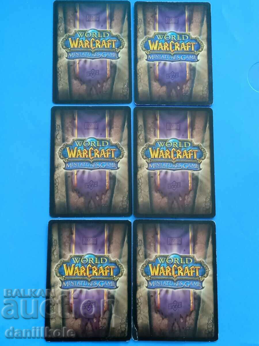 * $ * Y * $ * COLLECTION OF 6 CARDS OF WORLD OF WARCRAFT * $ * Y * $ * - 7 * $ * Y * $ * COLLECTION OF 6 CARDS OF WORLD OF WARCRAFT * $ * Y * $ * - 7