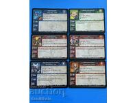 * $ * Y * $ * COLLECTION OF 6 CARDS OF WORLD OF WARCRAFT * $ * Y * $ *