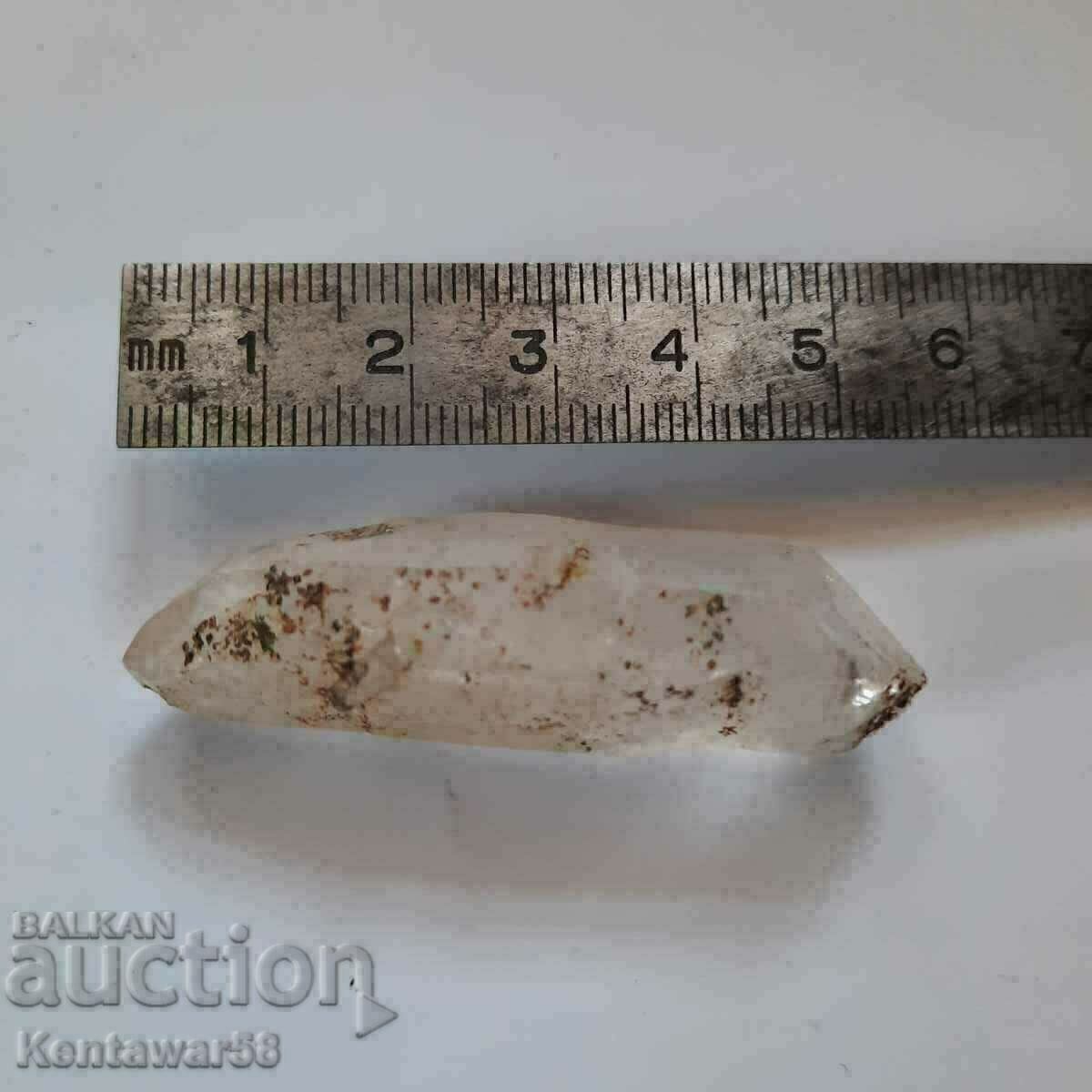 Large natural mountain crystal spike with price 9.00 BGN | € 4.60 Large natural mountain crystal spike with price 9.00 BGN | € 4.60