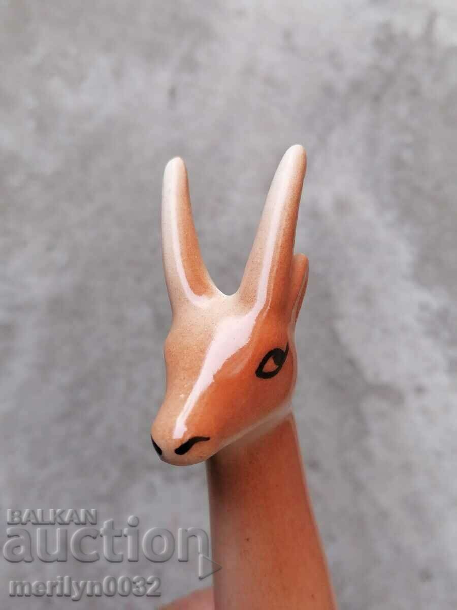 Porcelain figure, doe deer figurine - 5 Porcelain figure, doe deer figurine - 5
