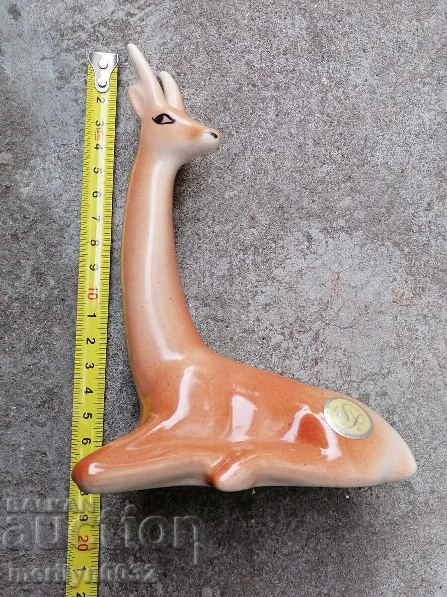 Porcelain figure, doe deer figurine - 6 Porcelain figure, doe deer figurine - 6