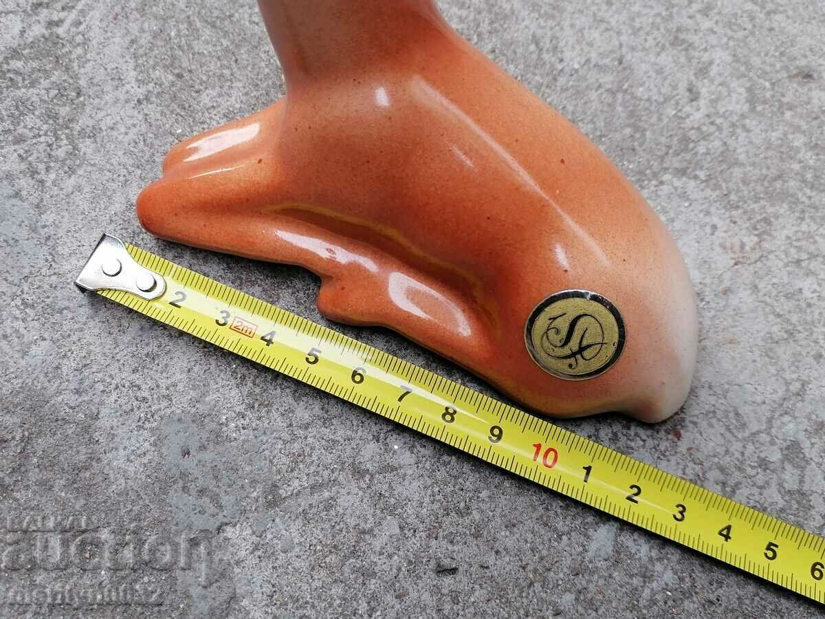 Porcelain figure, doe deer figurine - 7 Porcelain figure, doe deer figurine - 7