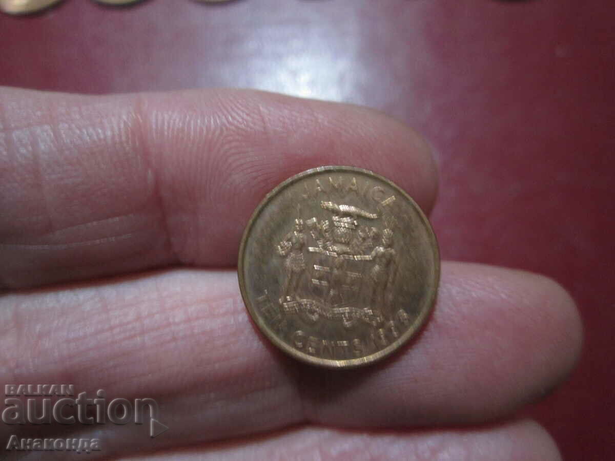 Ямайка 10 цента 1996 год