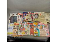 O mulțime de reviste vechi pentru tricotat broderie și aci №1526