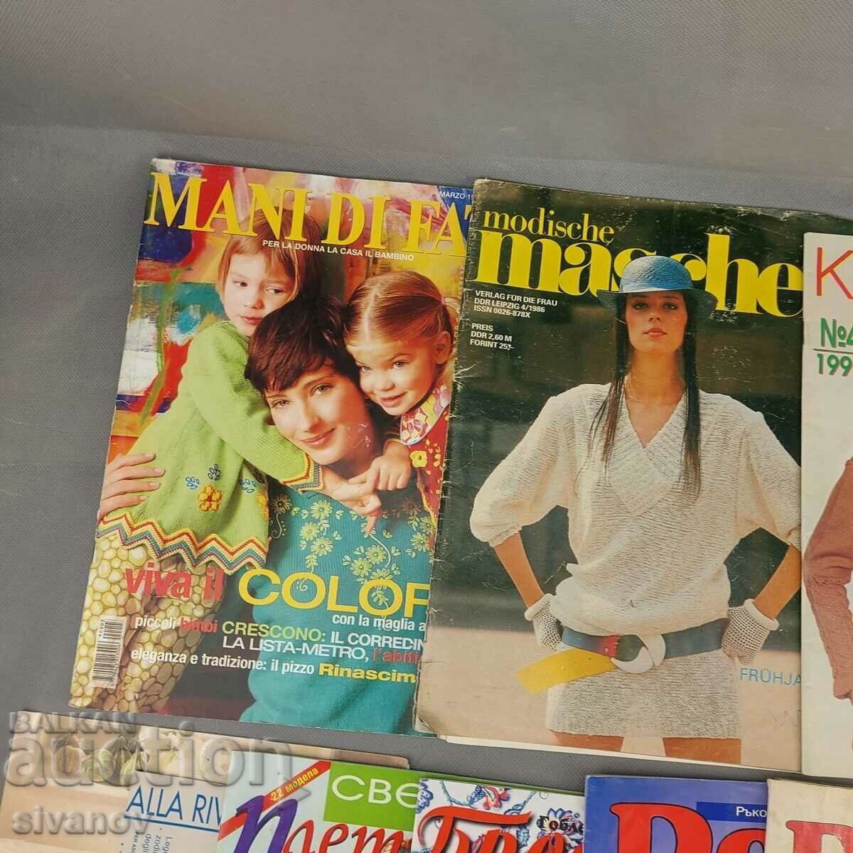 Lot of old magazines for embroidery, knitting and needlework B0132 with price 19.99 BGN | € 10.22 Lot of old magazines for embroidery, knitting and needlework B0132 with price 19.99 BGN | € 10.22