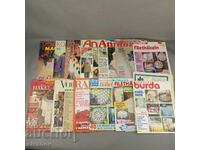 Lot of old magazines for embroidery knitting and needlework №1529