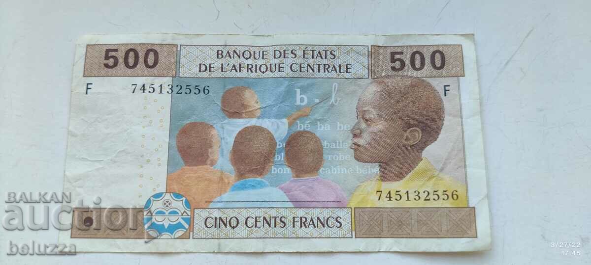 500 φράγκα Ισημερινή Γουινέα