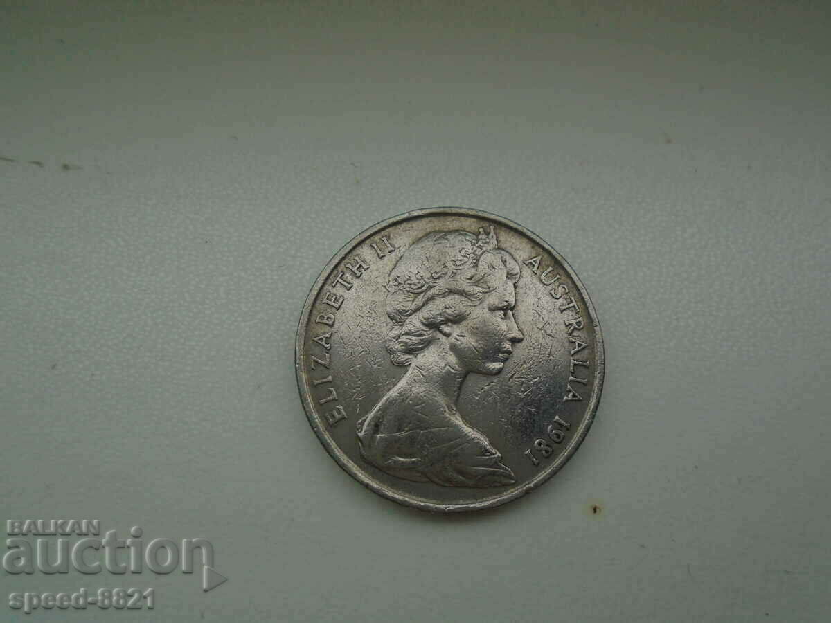 20 cent 1981 coin Australia with price 1.00 BGN | € 0.51 20 cent 1981 coin Australia with price 1.00 BGN | € 0.51