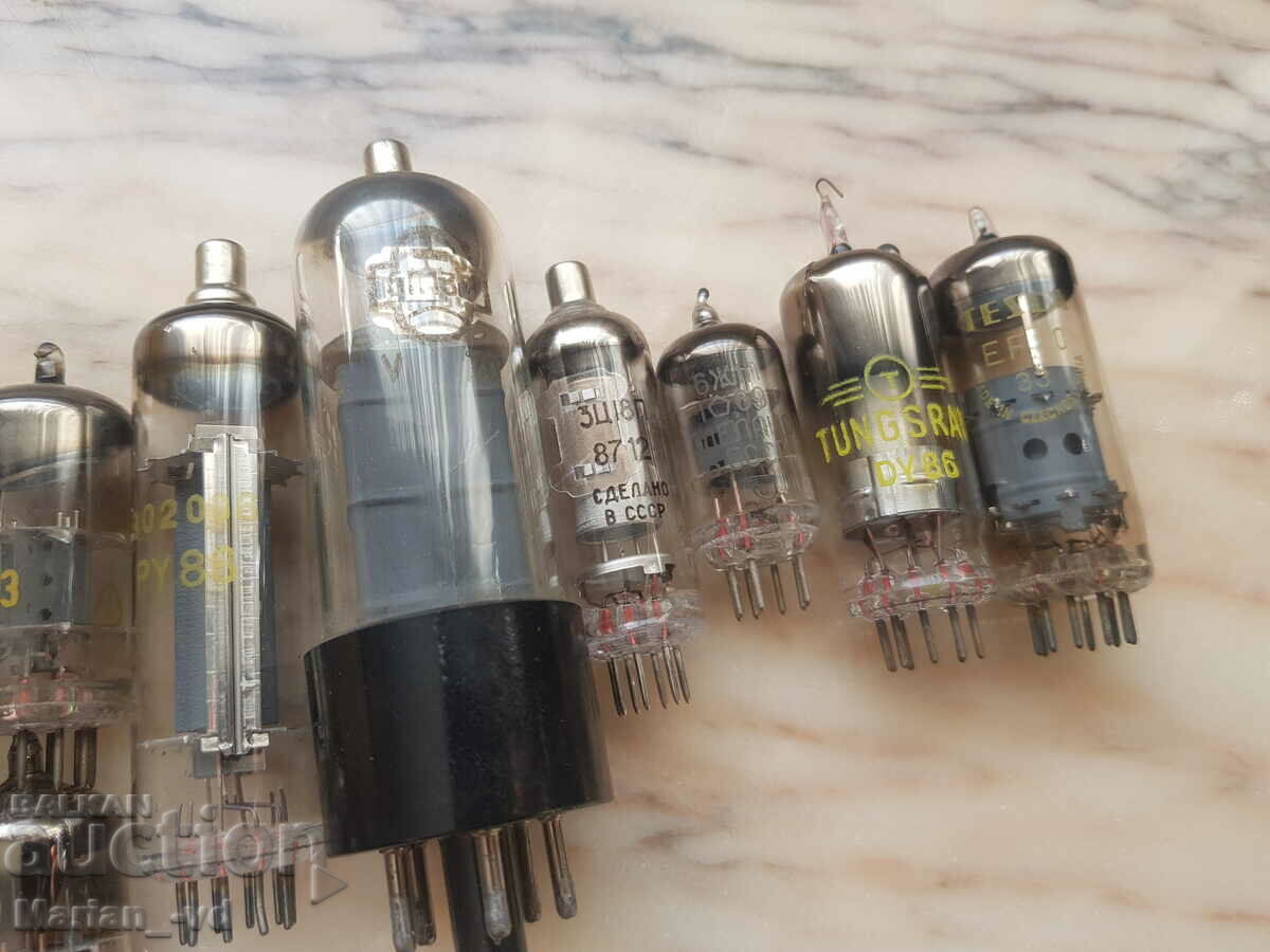 Lot of 52 pcs. radio and television lamps - 6 Lot of 52 pcs. radio and television lamps - 6