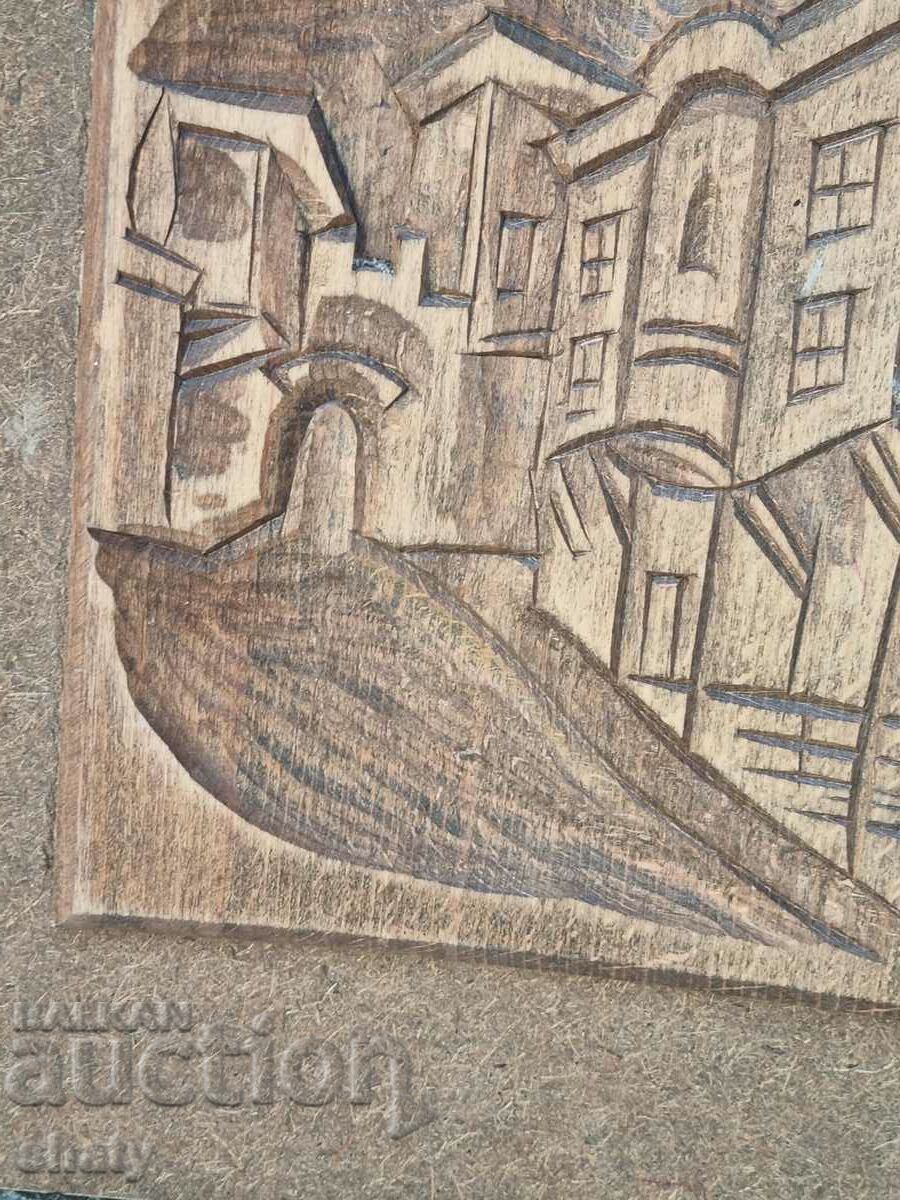 Author's old wooden paintings. Old Plovdiv with price 55.00 BGN | € 28.12 Author's old wooden paintings. Old Plovdiv with price 55.00 BGN | € 28.12