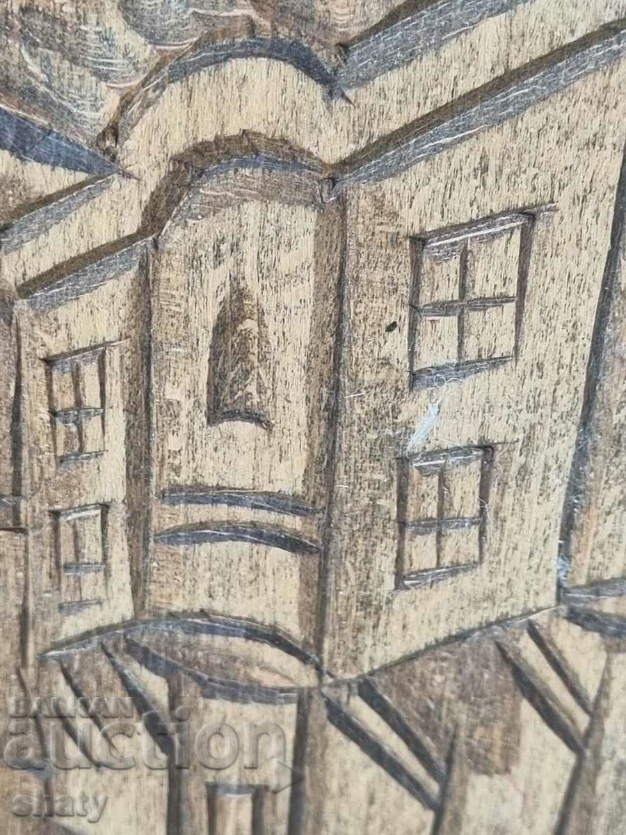 Author's old wooden paintings. Old Plovdiv - 5 Author's old wooden paintings. Old Plovdiv - 5