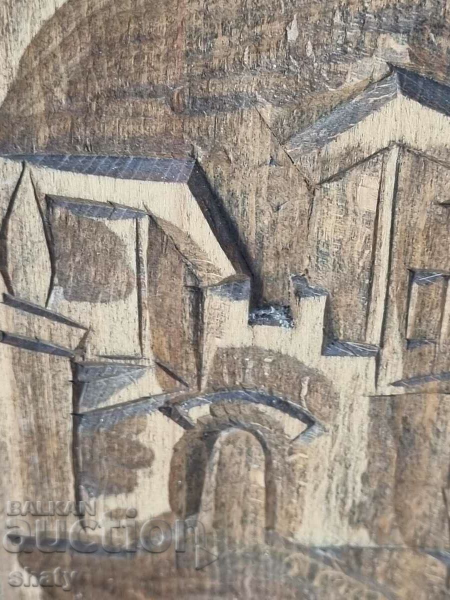 Author's old wooden paintings. Old Plovdiv - 6 Author's old wooden paintings. Old Plovdiv - 6