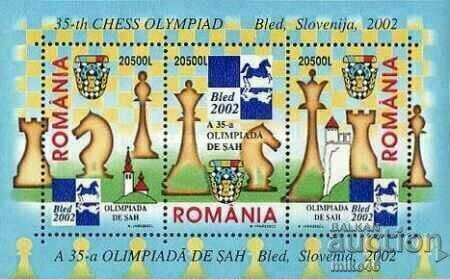 ROMANIA 2002 Bloc sah