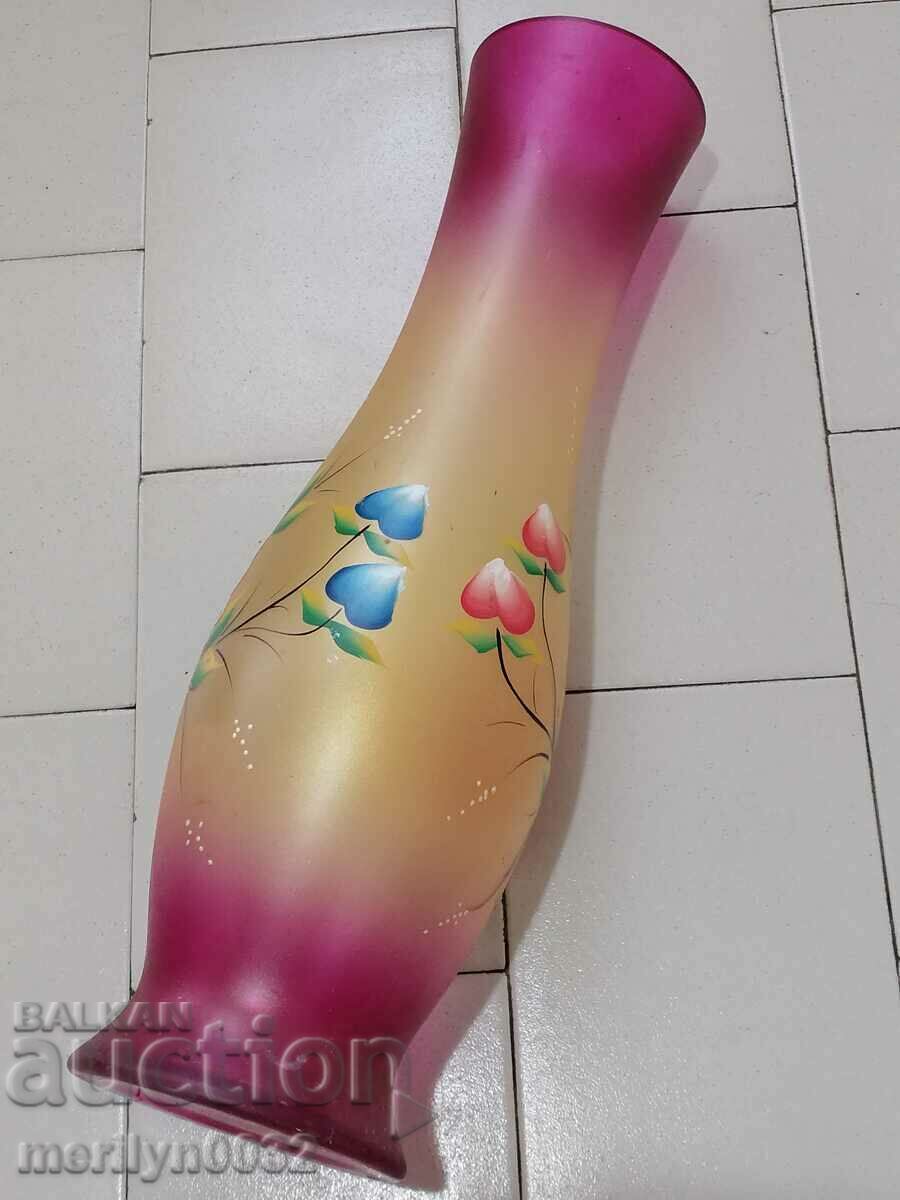 Delivery of Art Deco vase hand-painted Art Deko 60 cm high