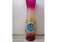 Art Deco vase hand-painted Art Deko 60 cm high