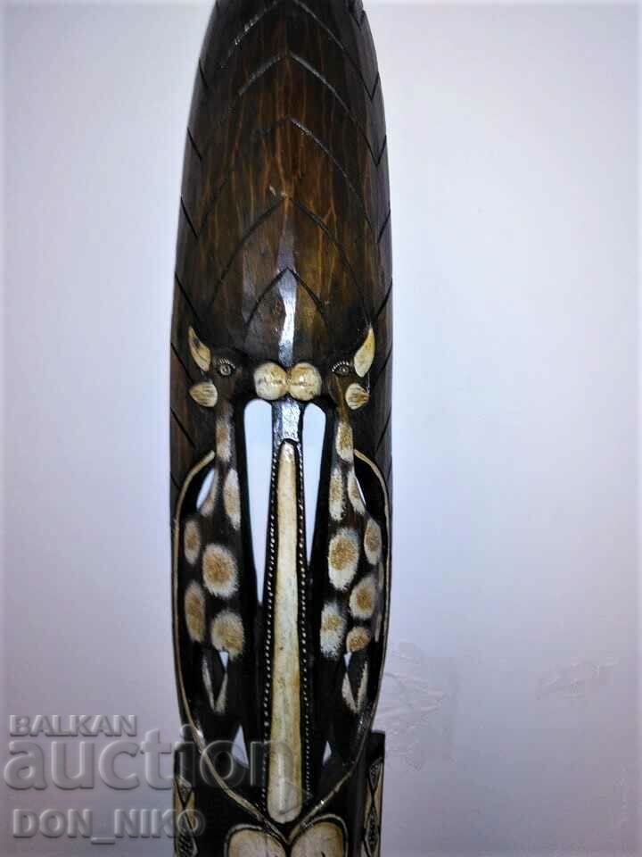 Delivery of African Wooden Mask Delivery of African Wooden Mask