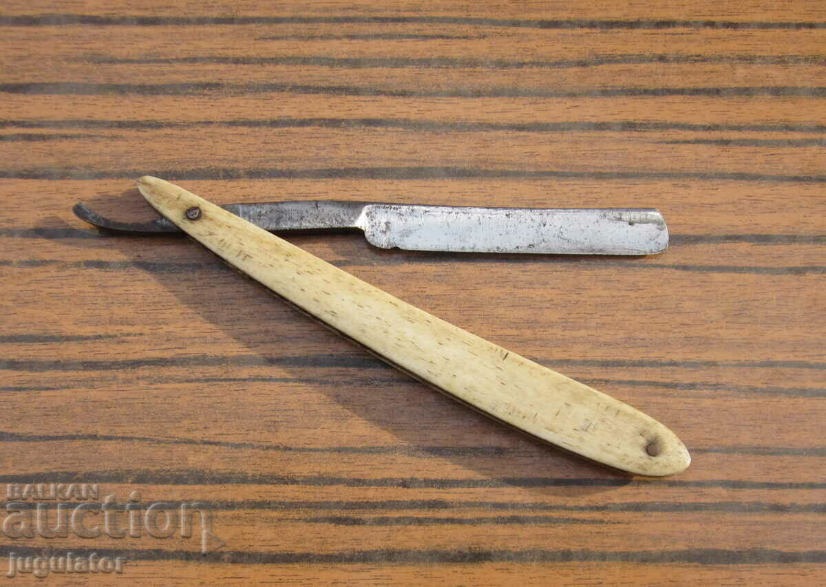 old German razor solingen solingen with bone handle