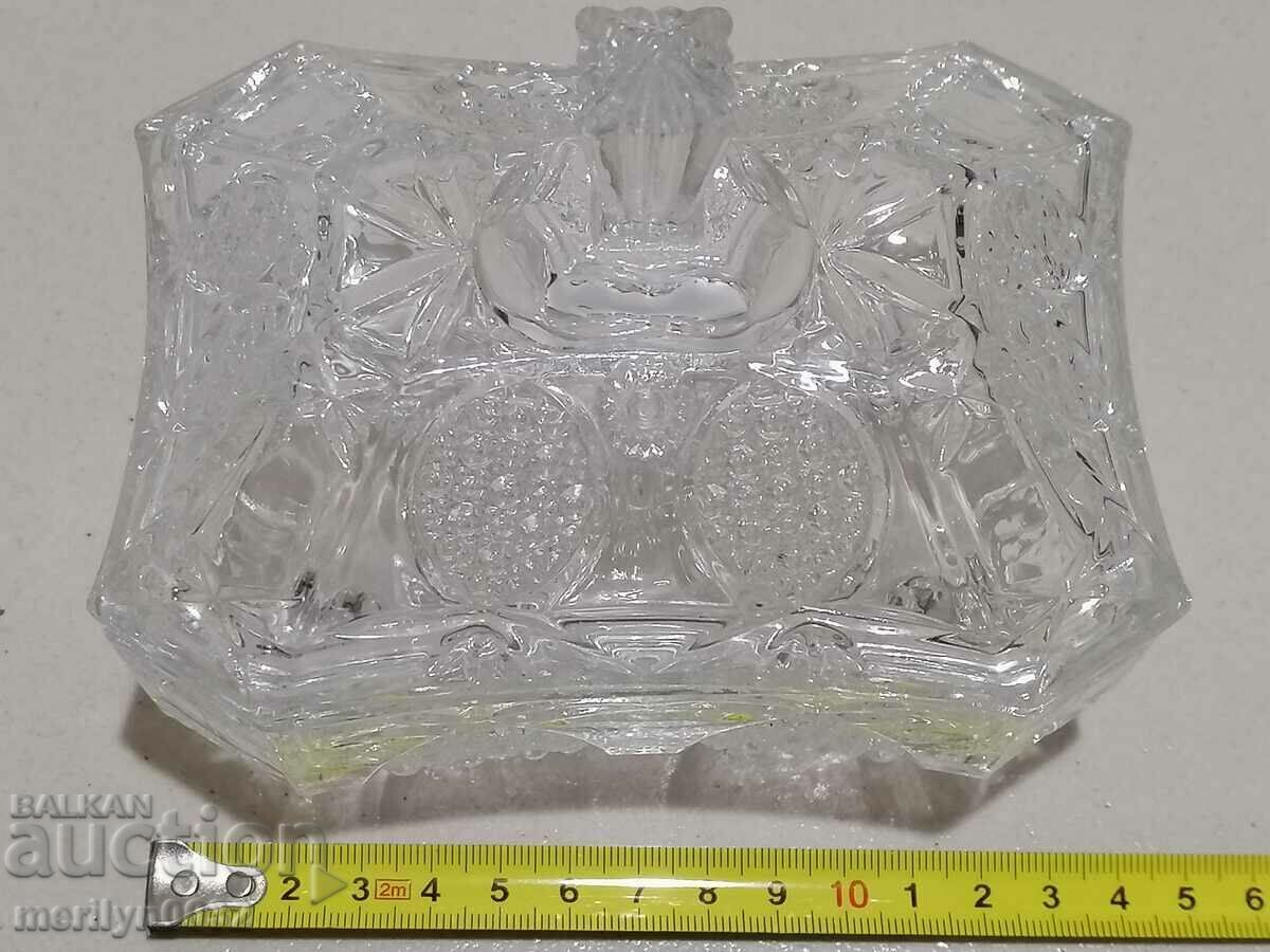 Bohemian crystal, crystal candy, bonbonniere, bowl with price 43.00 BGN | € 21.99 Bohemian crystal, crystal candy, bonbonniere, bowl with price 43.00 BGN | € 21.99