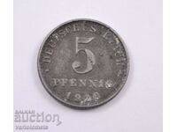 5 pfennig 1920, Germany